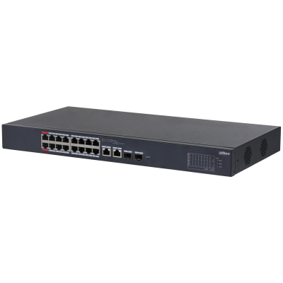 Switch 16 ports PoE 10/100 Mbps et Uplink combo 2X SFP et 2XRJ45 Gbit cloud mana