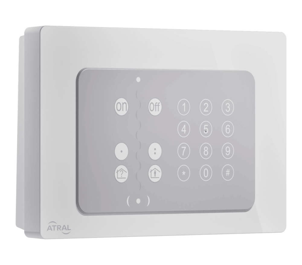 Clavier intérieur vocale avec lecteur de badge