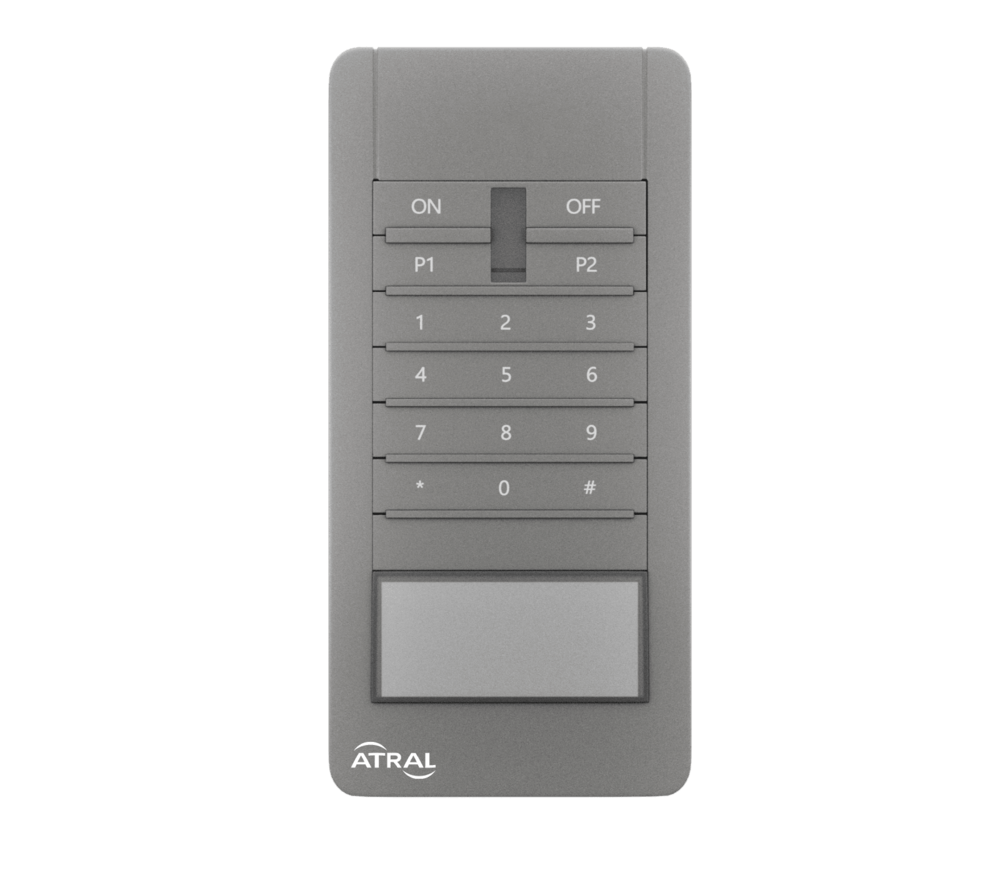 Clavier extérieur vocale avec lecteur de badge