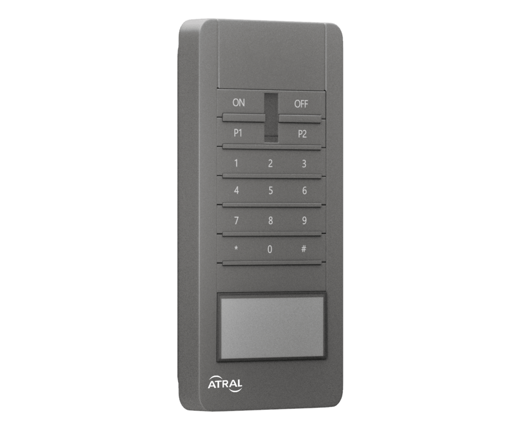 Clavier extérieur vocale avec lecteur de badge