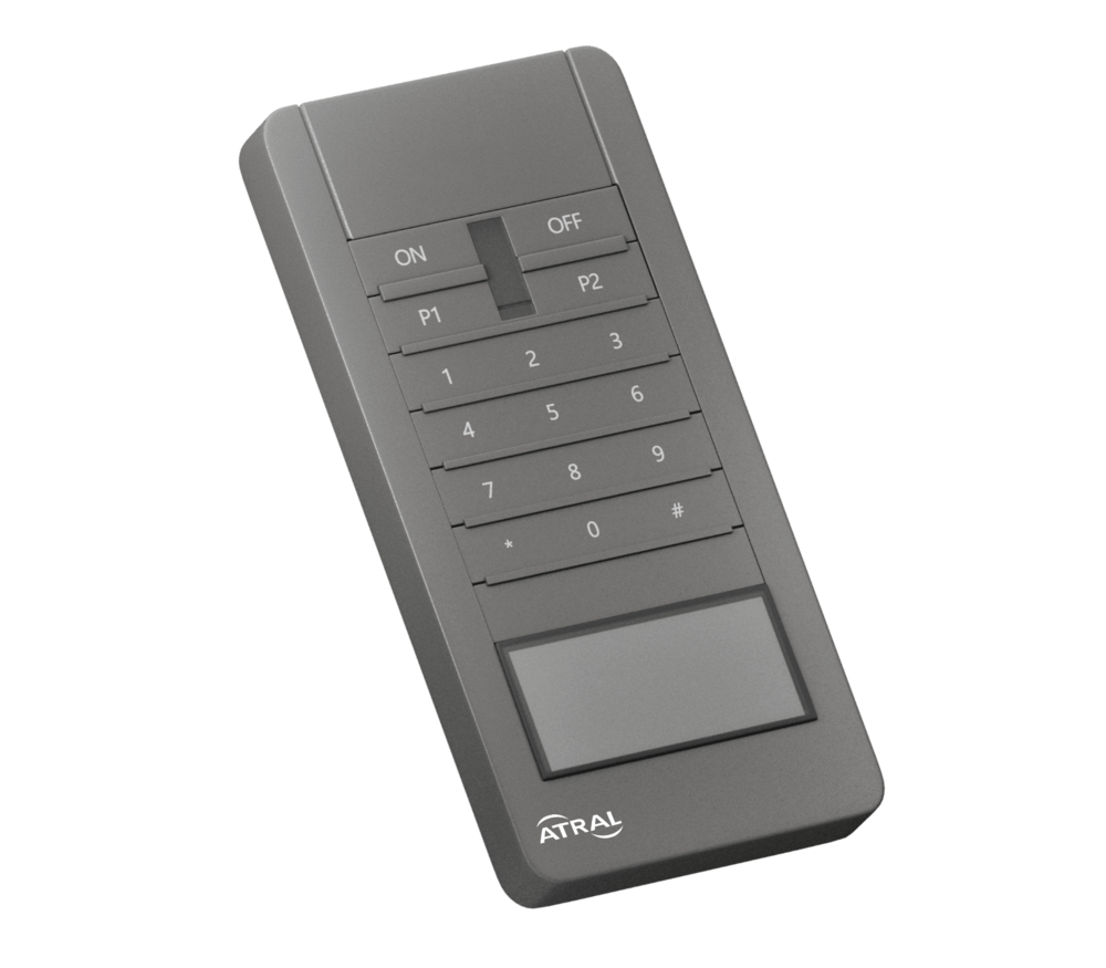 Clavier extérieur vocale avec lecteur de badge