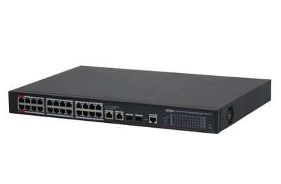Switch 24 ports PoE Gbit  et Uplink 2X SFP et 2XRJ45 Gbit manageable