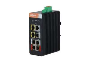 Switch 7 ports Gbit 4 ports PoE uplink Gbit combo 2XSFP et 2X RJ45