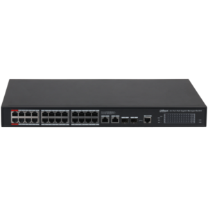 Switch 24 ports PoE Gbit  et Uplink 2X SFP et 2XRJ45 Gbit manageable