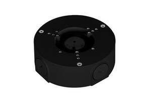 Boîte de jonction aluminium NOIR diamètre 138x42mm, 0,38 Kg
