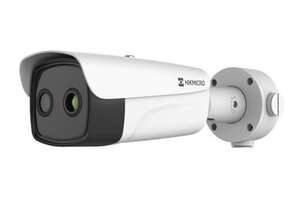 Caméra IP thermique 384x288 Obj 9.7mm et optique Obj 6.4mm IR50M IP67 IK10