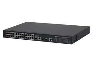 Switch 24 ports PoE Gbit et Uplink 2X SFP et 2XRJ45 Gbit manageable