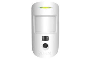 Détecteur de mouvement radio prise de photos HDR blanc AJAX